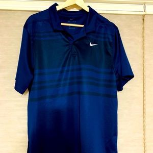 Nike dri fit golf shirt, mens large